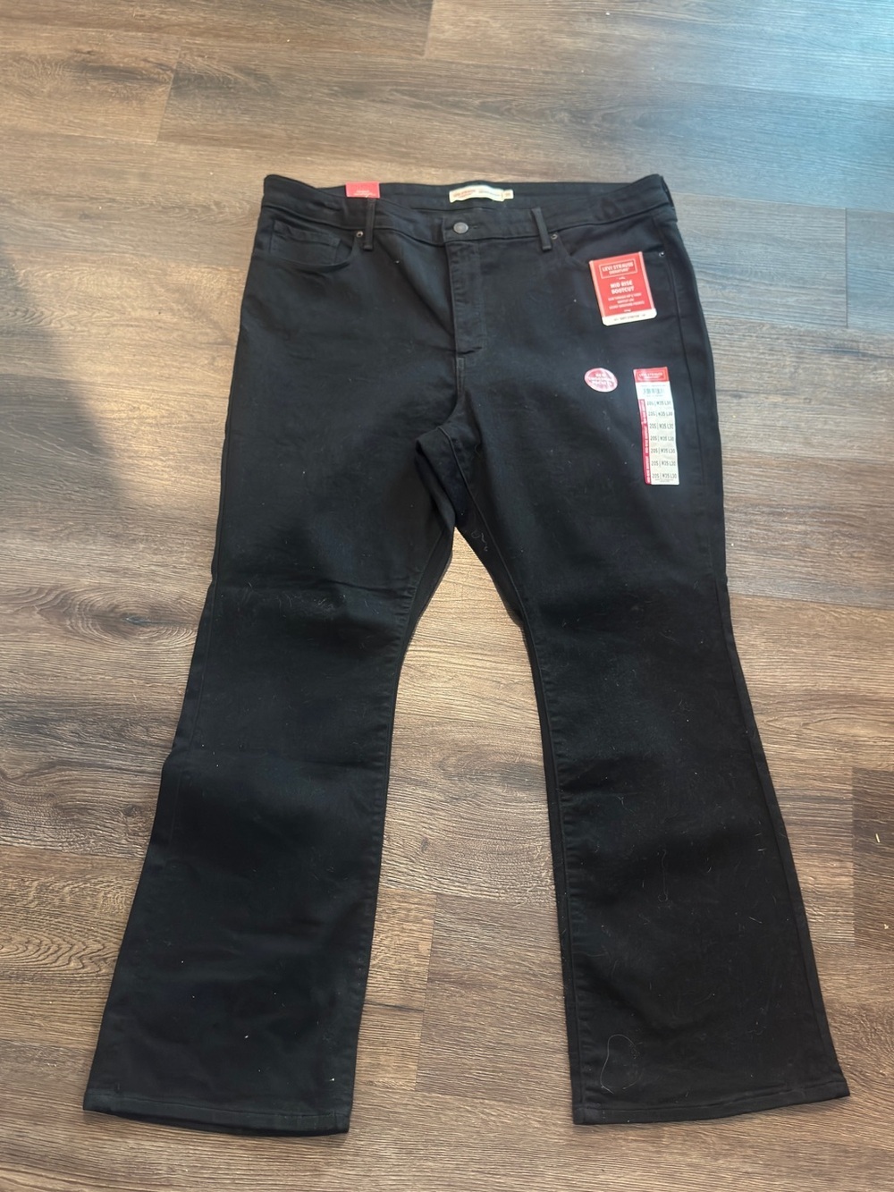 Levi's midrise bootcut Black Women's Flare Jeans NWT SZ 20